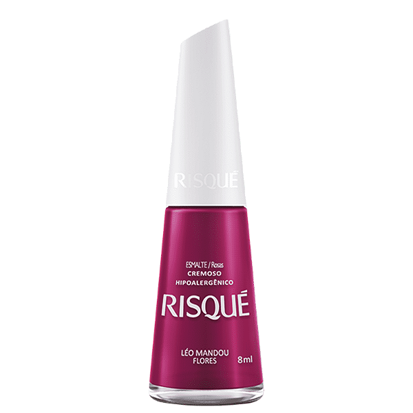 Esmalte Cremoso Leo Mandou Flores - Risque