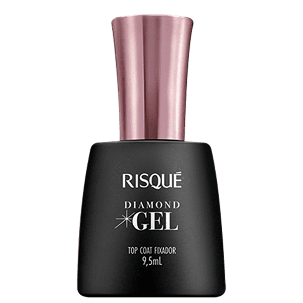 Esmalte Diamond Gel Top Coat Fixador - Risque