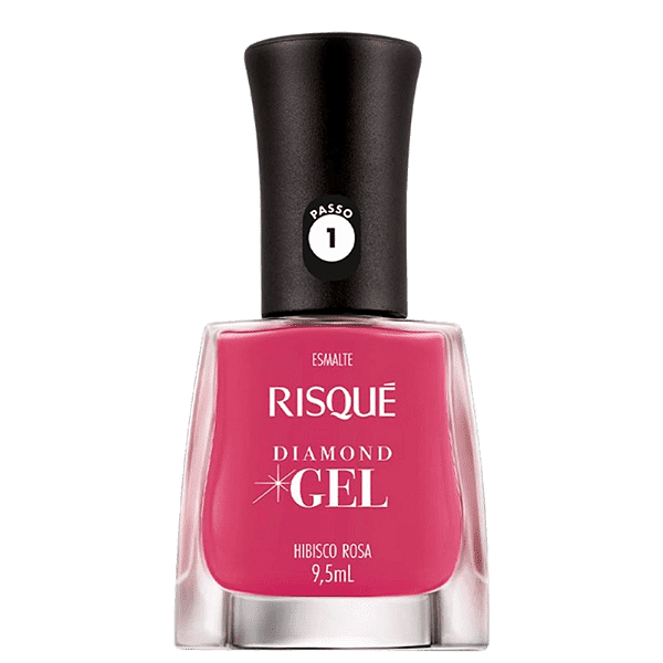 Esmalte Diamond Gel Hibisco Rosa - Risque