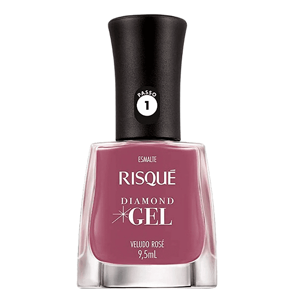 Esmalte Diamond Gel Veludo Rose - Risque