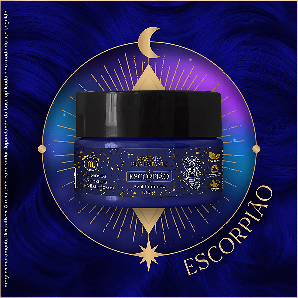 Mascara Pigmentante Signos Escorpião - Kamaleão Color
