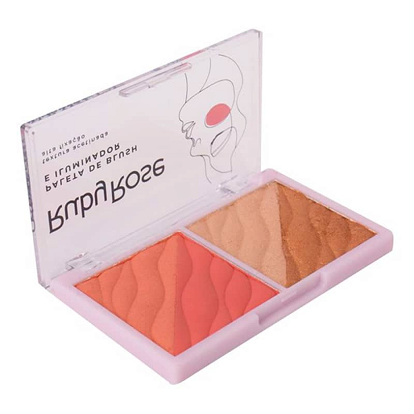 Paleta de Blush e Iluminador Hb75332 - Ruby Rose