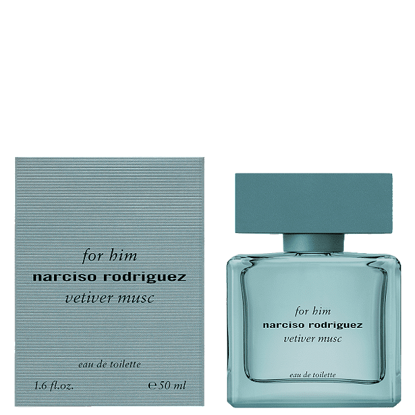 Perfume For Him Vetiver Musc EDT Masculino 50ml - Narciso Rodriguez