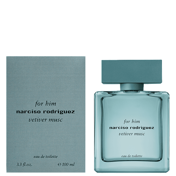 Perfume For Him Vetiver Musc EDT Masculino 100ml - Narciso Rodriguez