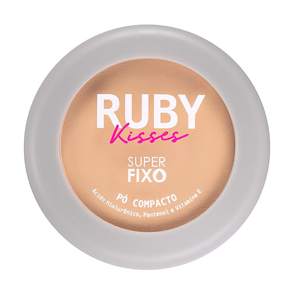 Pó Compacto Super Fixo Cor 130 - Ruby Kisses