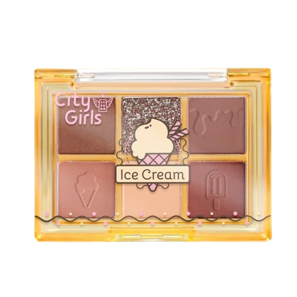 Paleta De Sombras 6 Cores B - City Girls