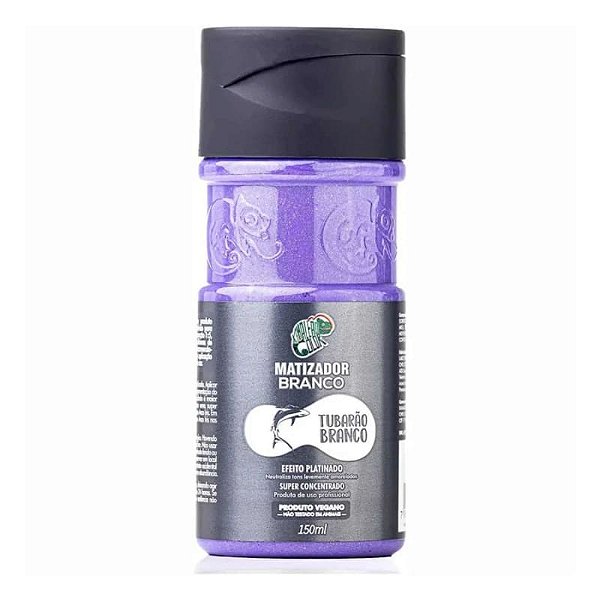 Matizador Branco Tubarão Branco Efeito Platinado 150ml - Kamaleão Color