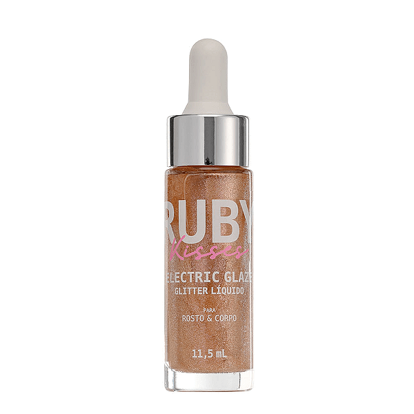 Glitter Liquido Blush Gold - Ruby Kisses