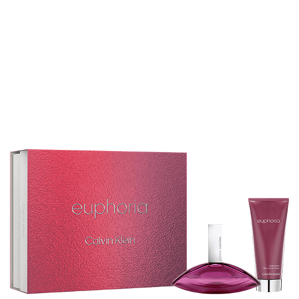 Kit Euphoria EDP 100ml + Body Lotion Feminino 100ml - Calvin Klein