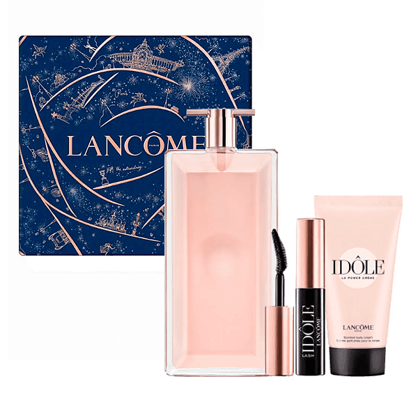 Kit Perfume Idole EDP 50ml + Creme Corporal 50ml + Mascara - Lancome