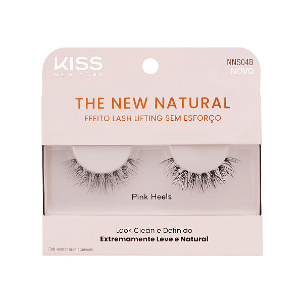 Cílios Postiços The New Natural Pink Heels 04 - Kiss NY