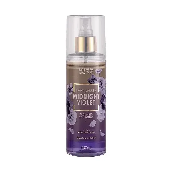 Body Splash Midnight Violet 200ml - Kiss NY