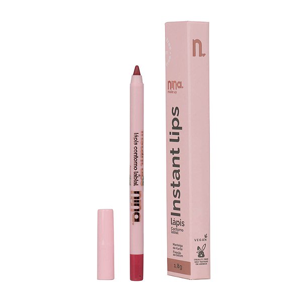 Lápis Contorno Labial Instant Lips Essência - Nina Makeup