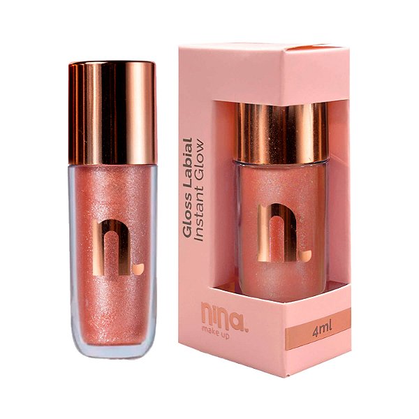 Gloss Labial Instant Glow Crystal - Nina Makeup