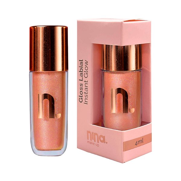 Gloss Labial Instant Glow Elza Soares - Nina Makeup