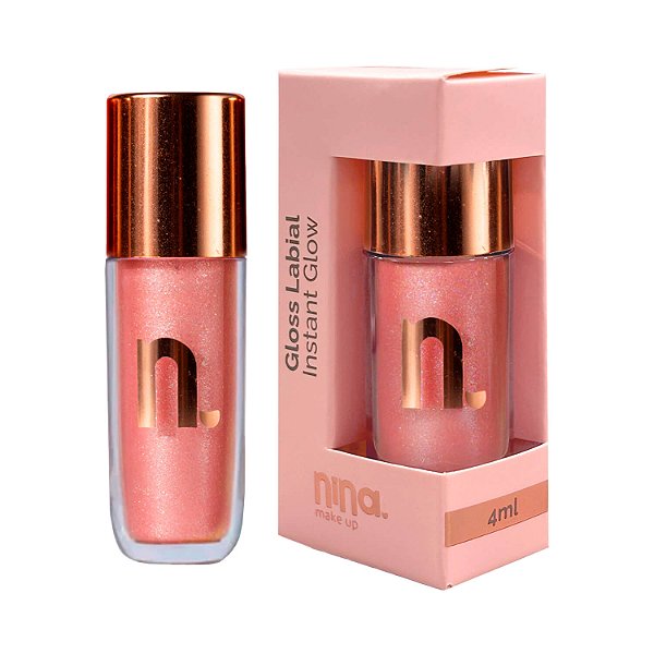 Gloss Labial Instant Glow Sun Stone - Nina Makeup