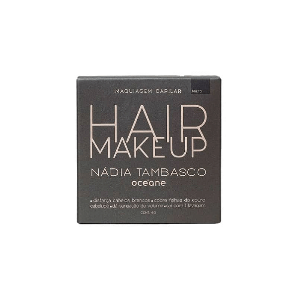 Hair Makeup Maquiagem Capilar Preto - Oceane