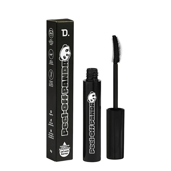 Mascara Para Cilios Peel Off Preto - Dailus