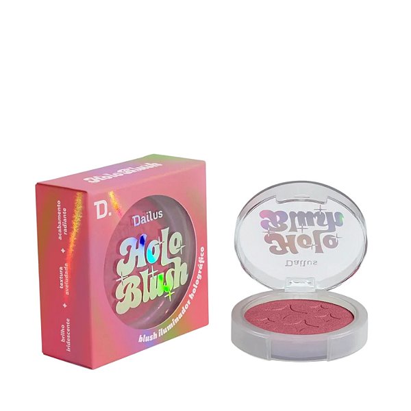Blush Iluminador Holográfico Rouge - Dailus