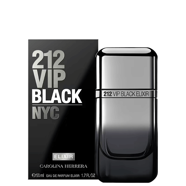 Perfume 212 VIP Black Elixir Men EDP 100ml - Carolina Herrera