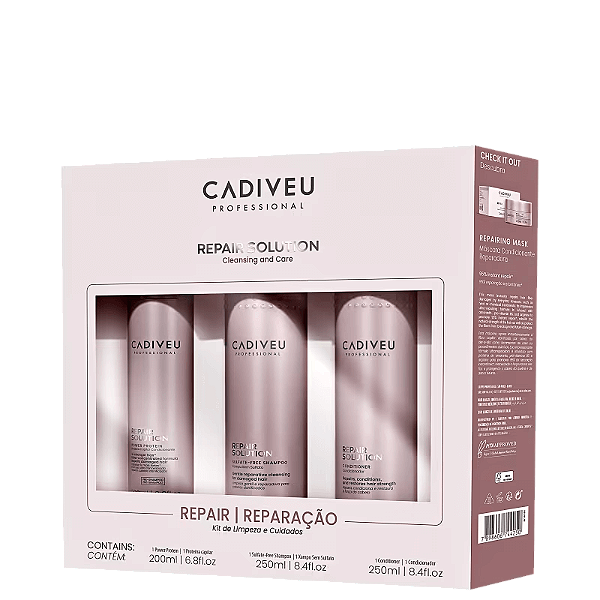 Kit de Limpeza e Reparação 3 peças - Cadiveu