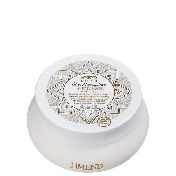 Máscara Capilar Hair Butter Óleos Marroquinos 300g - Amend