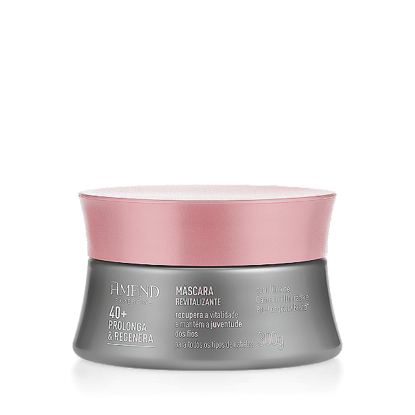 Máscara Capilar Revitalizante Prolonga e Regenera 40+ 300g - Amend