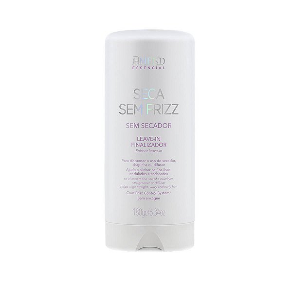 Leave-In Finalizador Seca sem Frizz 180ml - Amend