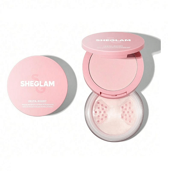 Pó Facial e Olhos Insta Ready Duo Bubblegum - Sheglam