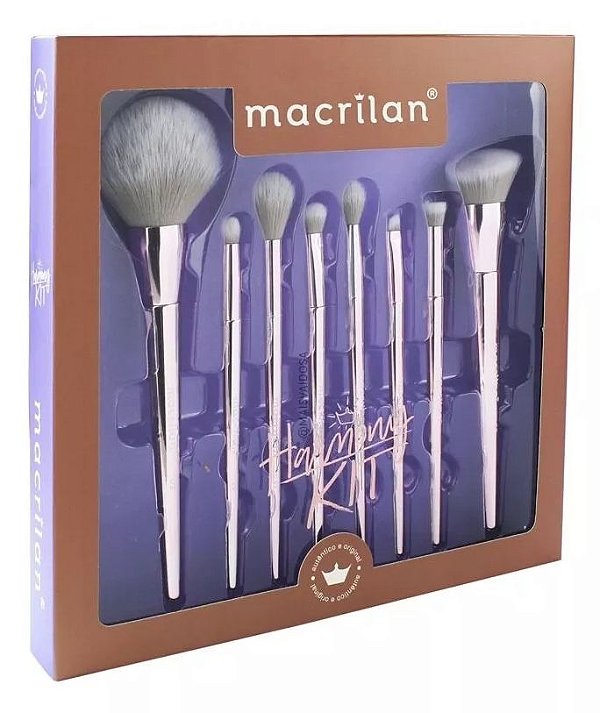 Kit Pincel Harmony 8 pçs - Macrilan