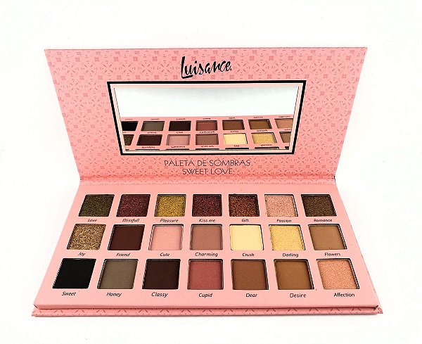 Paleta de Sombras Sweet Love L1057 23,4g - Luisance