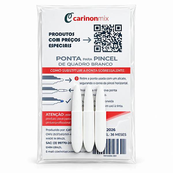 Ponta de Reposição para Marcador V-Board Master Carinon Mix