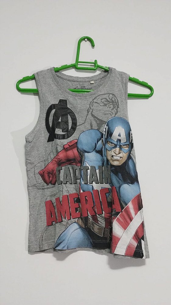 Camiseta Regata Capitão América
