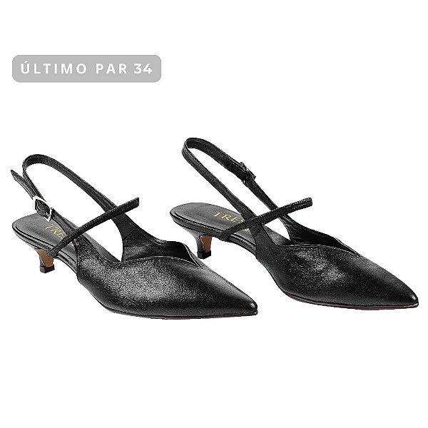 Scarpin Manhattan Preto