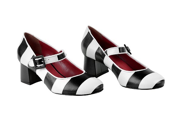 Ballerina Stripes Preto e Branco