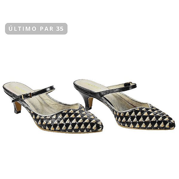 Scarpin Génova Preto