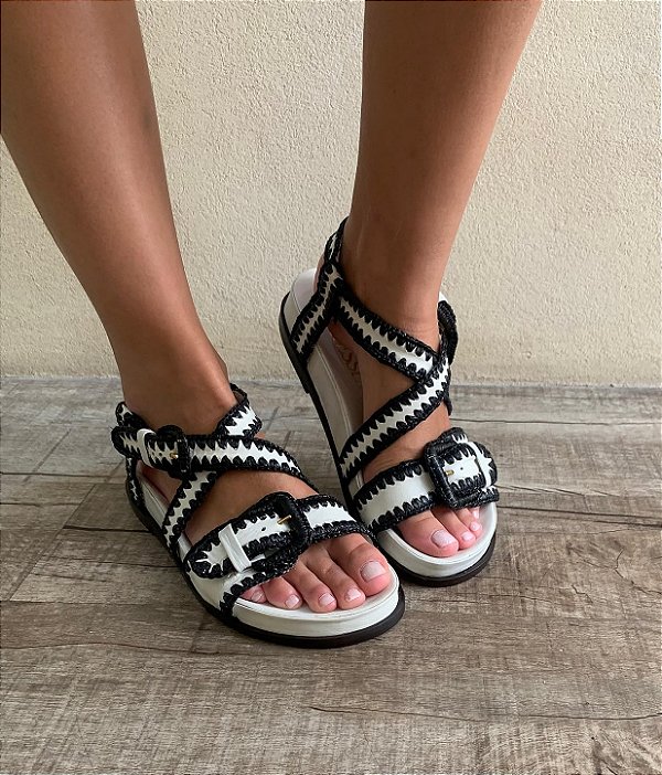 Birken Pipa Preto e Off-White