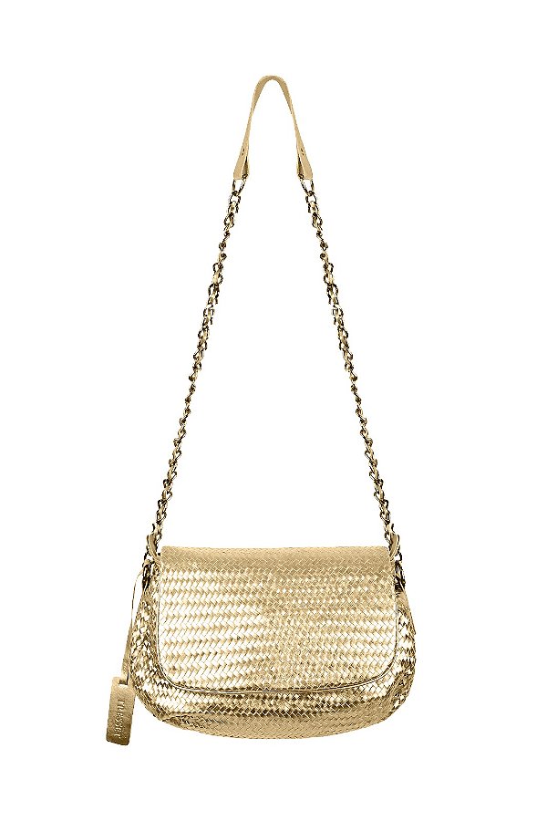 Bolsa Filipa Dourada Grande