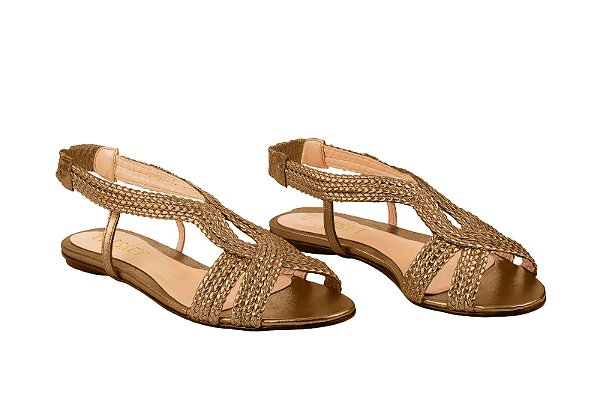 Flat Priscila Bronze