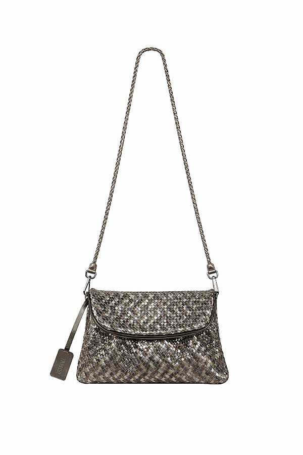 Bolsa Ravena Prata Metalizado
