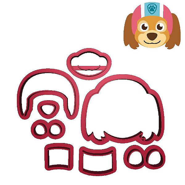 Cortador Modular Cabeça Liberty Patrulha Canina