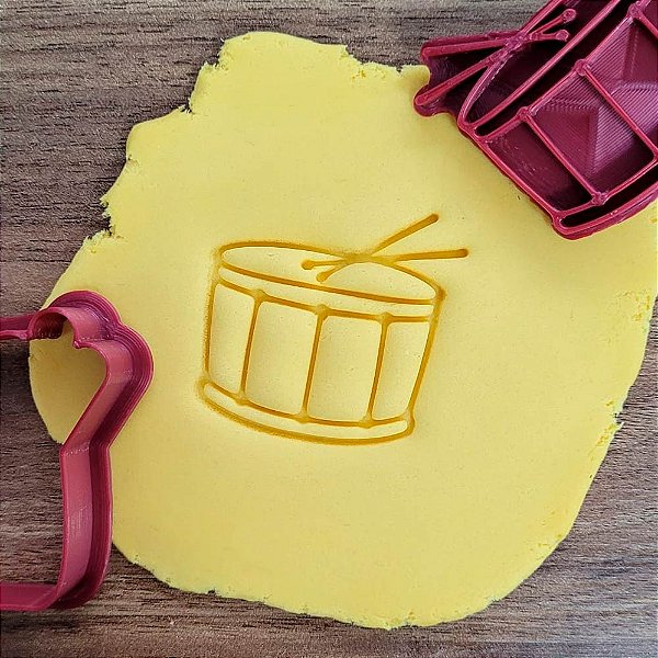 Cortador Marcador Instrumento Surdo Tambor Bumbo Cute