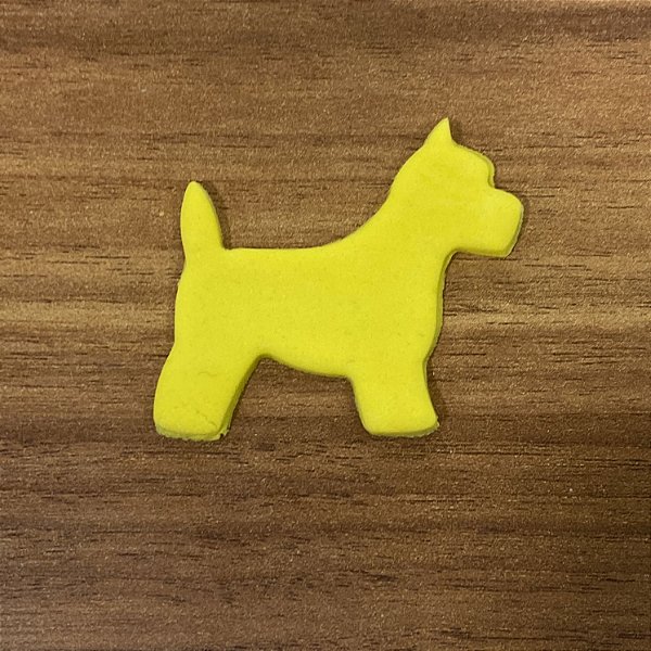 Cortador Contorno Cachorro Terrier Em pé de Lado