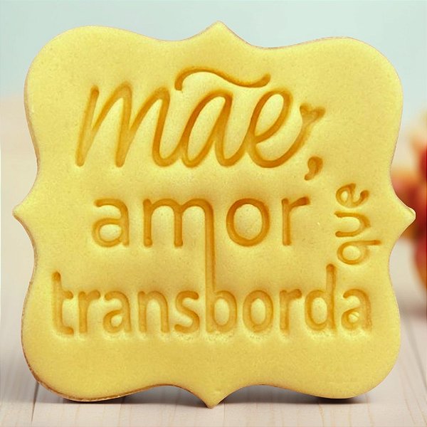 Cortador Biscoito Mãe Amor que Transborda