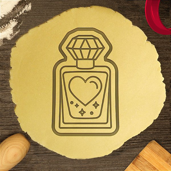 Cortador Biscoito Perfume Tampa de Diamante