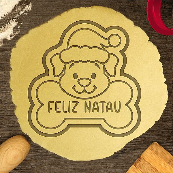 Cortador Biscoito Cachorro Gorrinho Natau