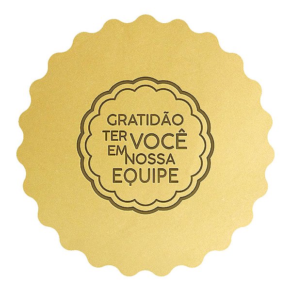 Cortador BIscoito Gratidão Ter Você em Nossa Equipe