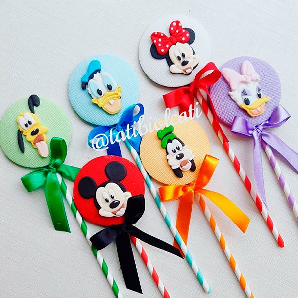 Kit 6 Cortadores Modulares Cabeça Turma do Mickey