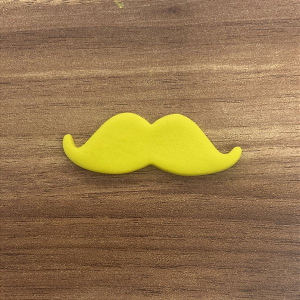 Cortador Pasta Doce Impresso Festa Desenho Infantil Bita Bigode Bigodudo Barba Mustache