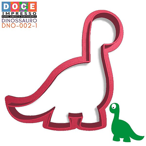 Molde Dinossauro 3D - Pronto para Imprimir